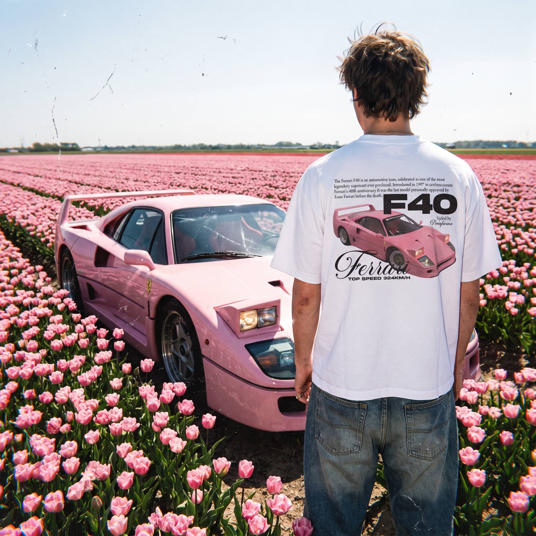 T-shirt Pink F40