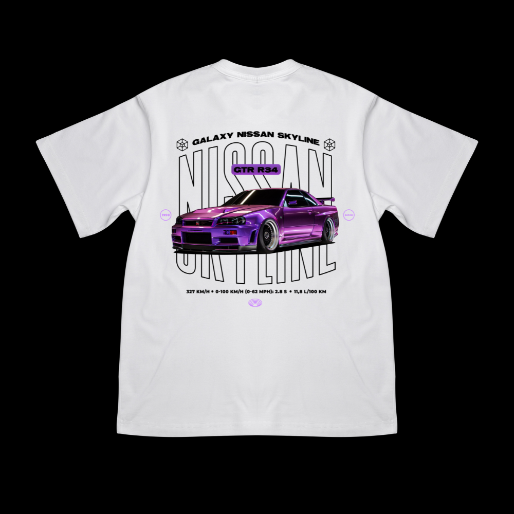 T-shirt Skyline GTR-R34