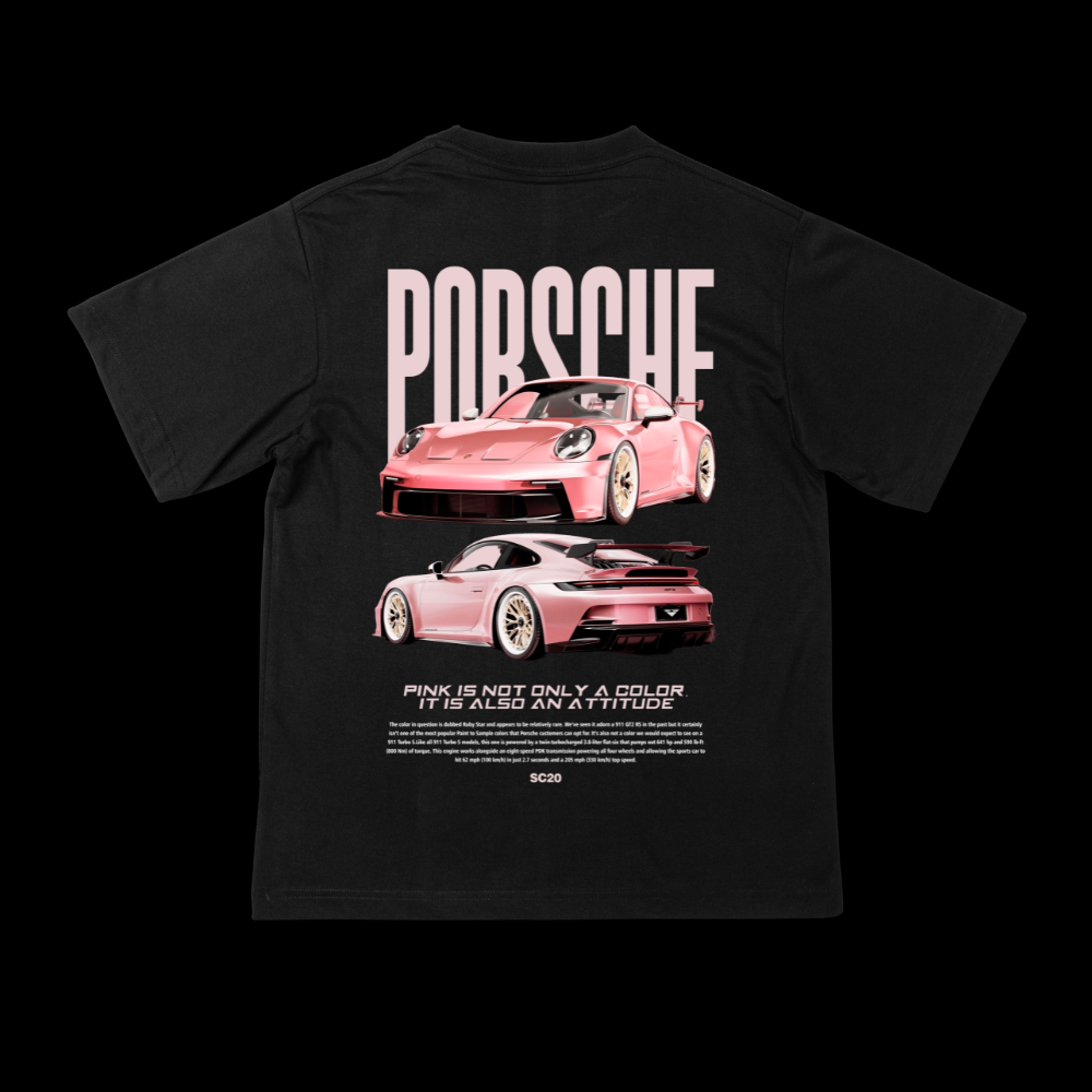 Pink Porsche T-shirt