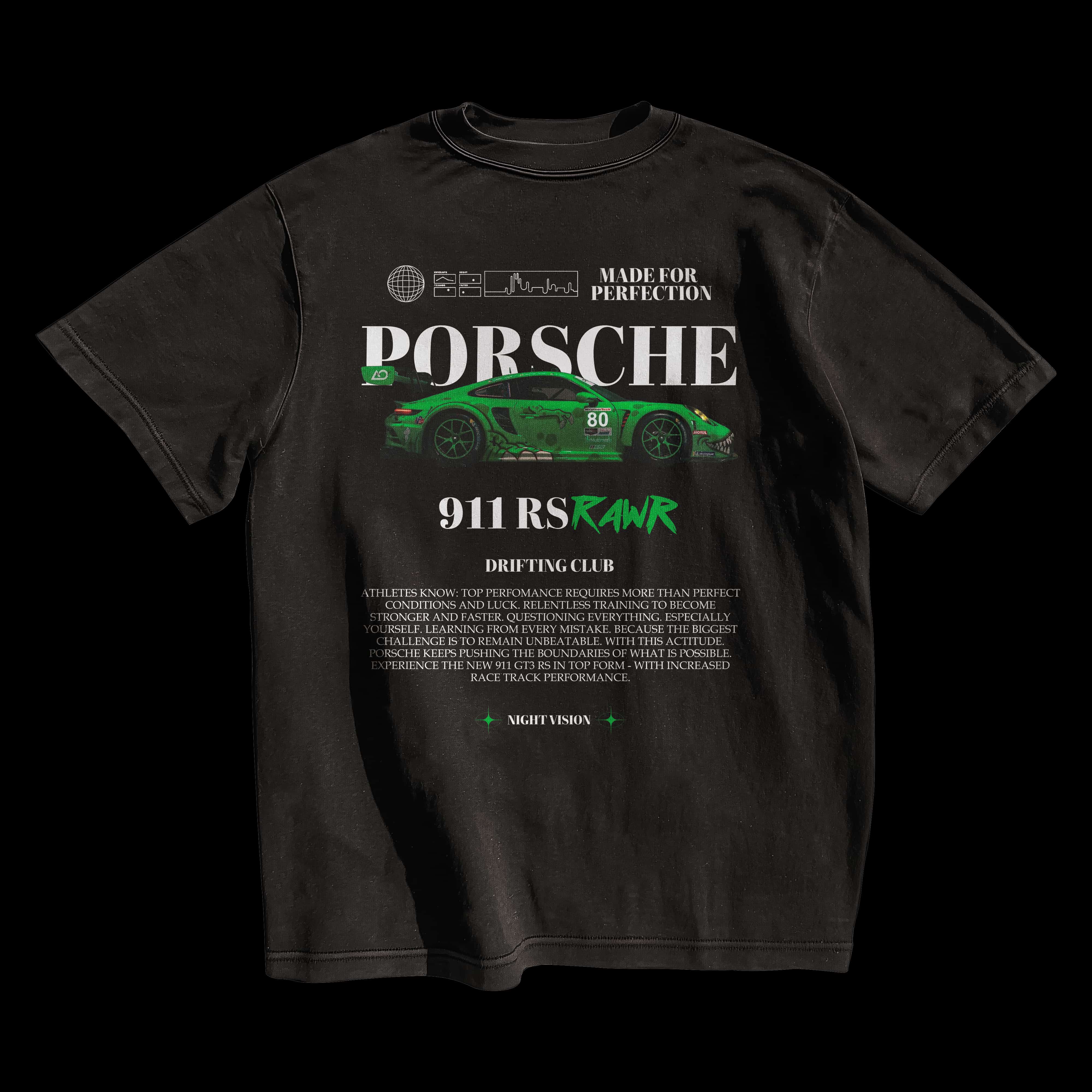Porsche 911 Green T-shirt