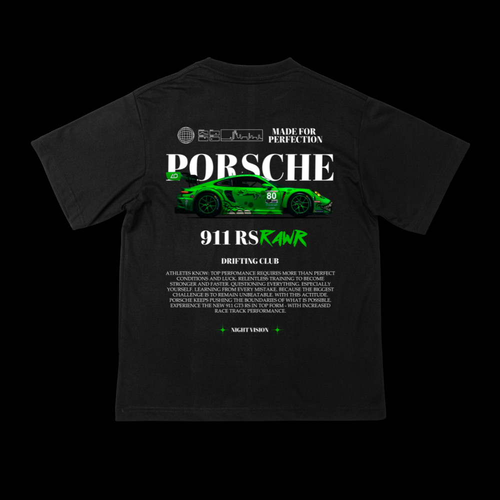 T-shirt Porsche 911 Green