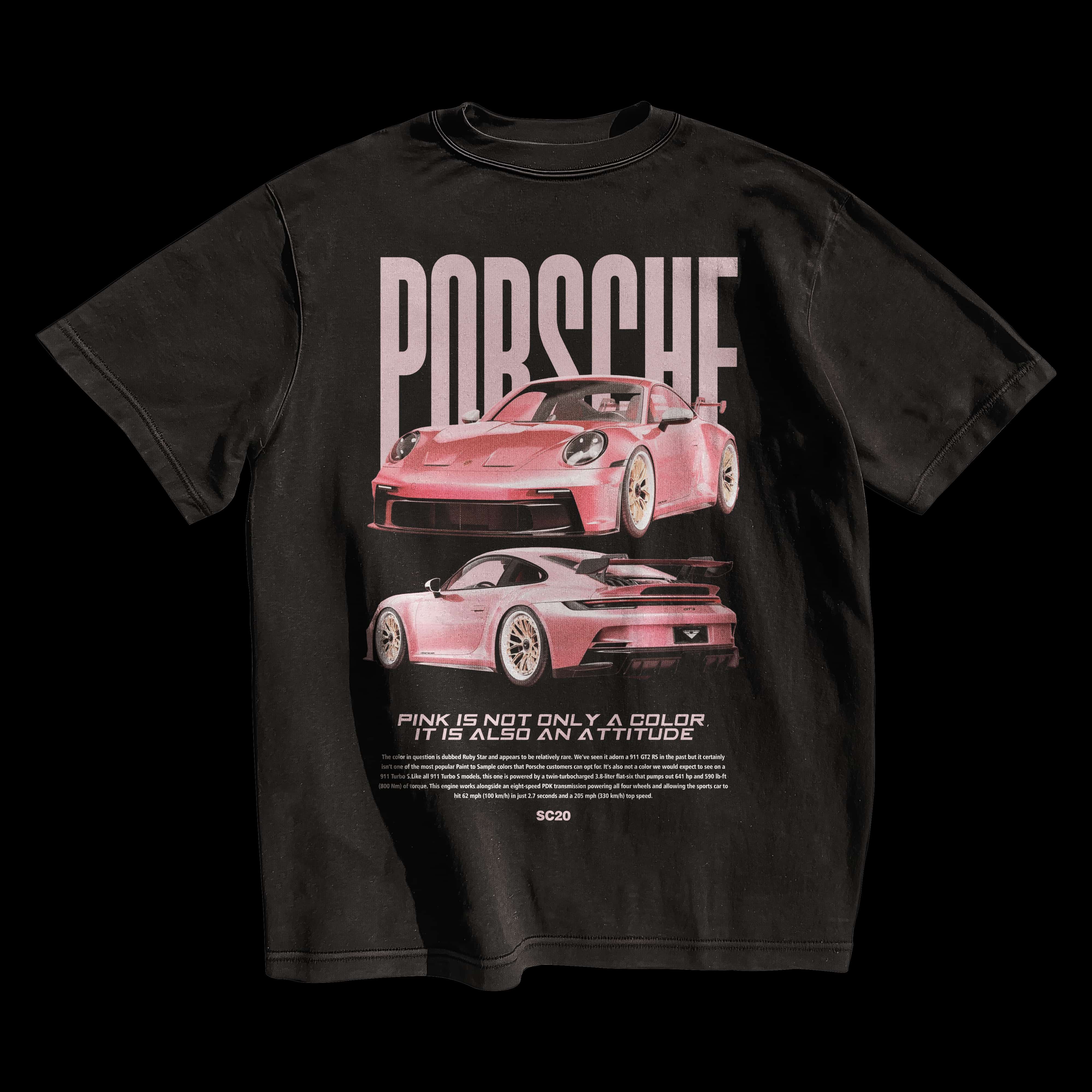Pink Porsche T-shirt