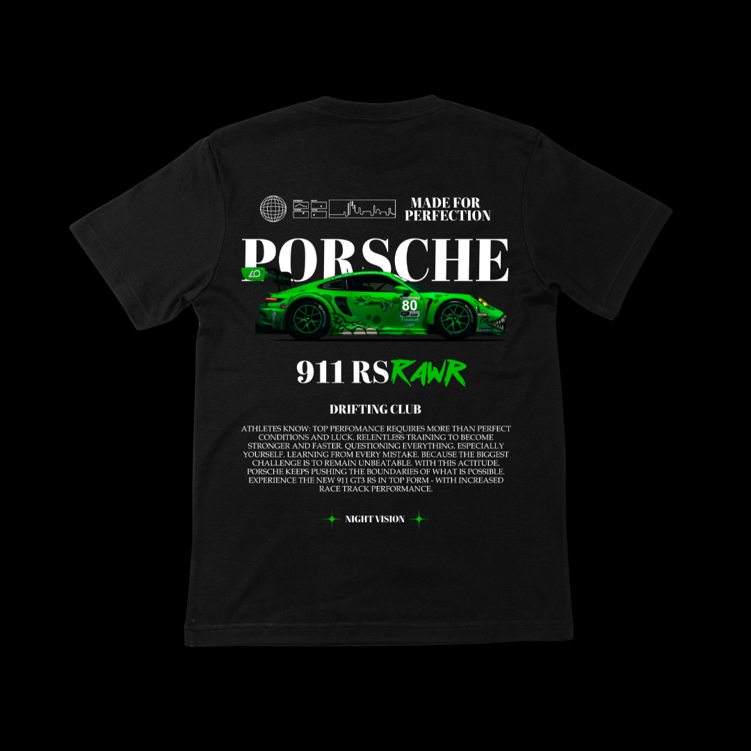 T-shirt Porsche 911 Green