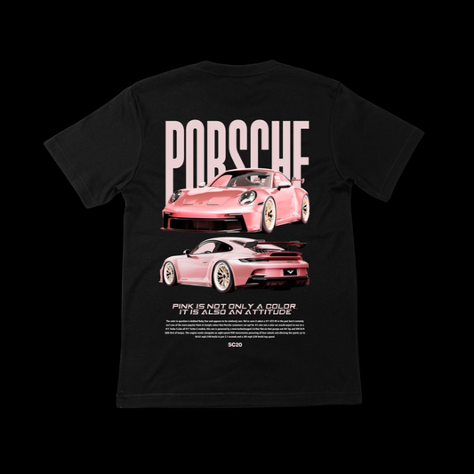 T-shirt Pink Porsche